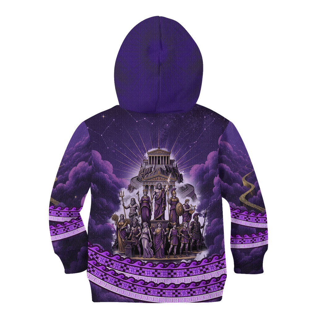 Twelve Olympians Kid Hoodie Gods Of Mount Olympus Greek Mythology