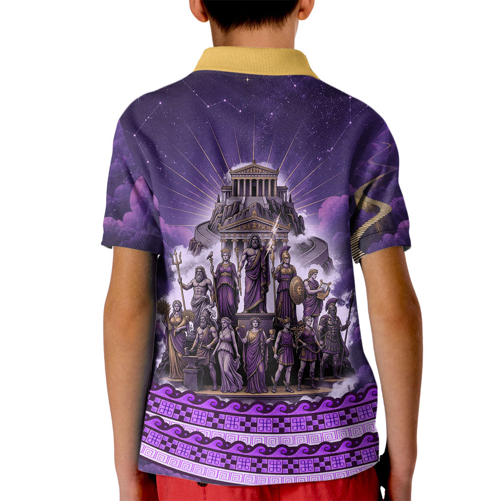 Twelve Olympians Kid Polo Shirt Gods Of Mount Olympus Greek Mythology