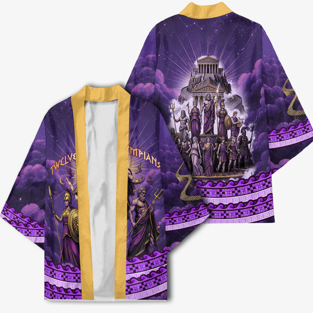 Twelve Olympians Kimono Gods Of Mount Olympus Greek Mythology