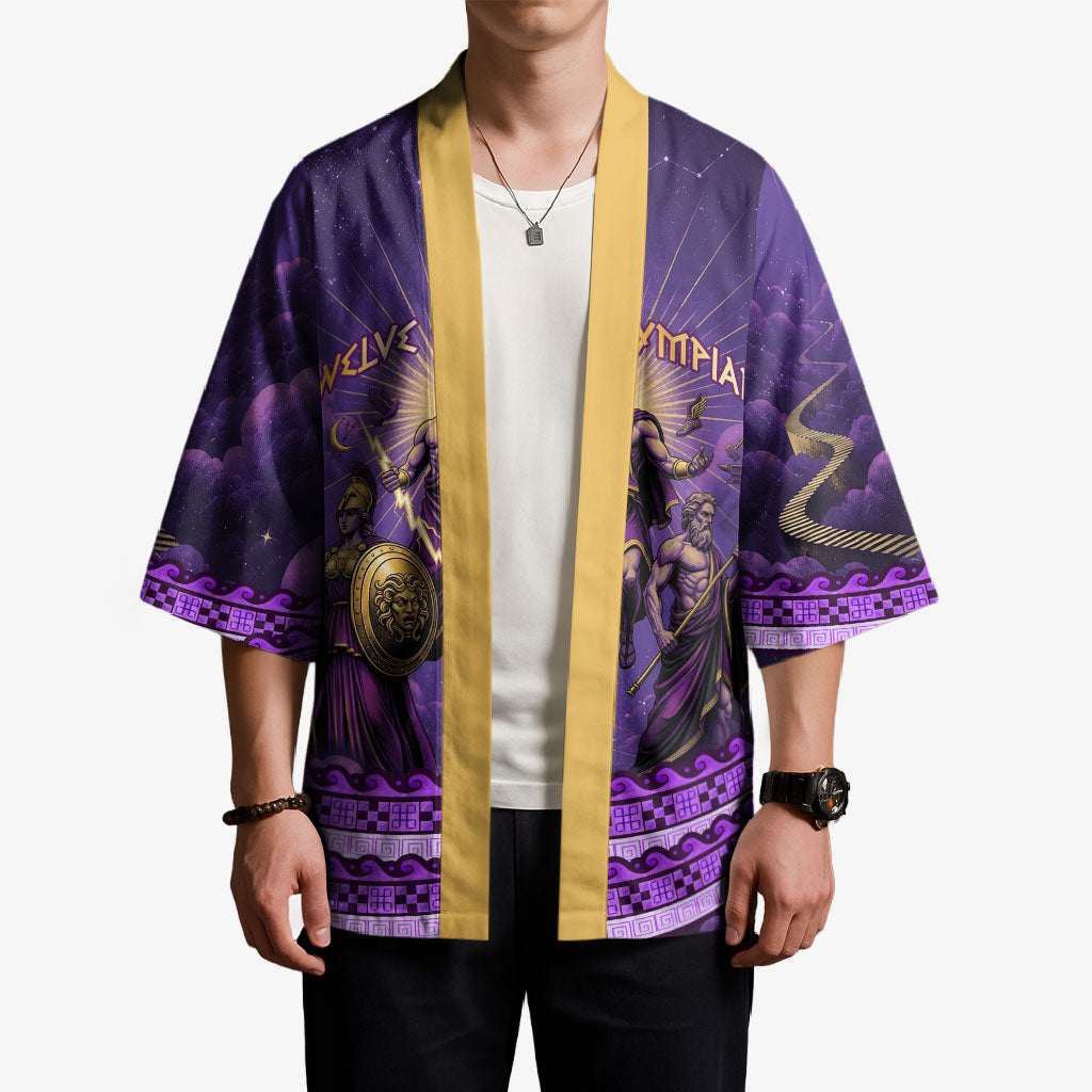 Twelve Olympians Kimono Gods Of Mount Olympus Greek Mythology
