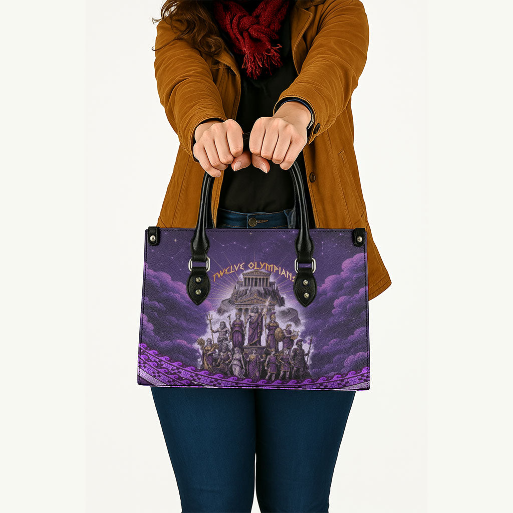 Twelve Olympians Leather Bag Gods Of Mount Olympus Greek Mythology