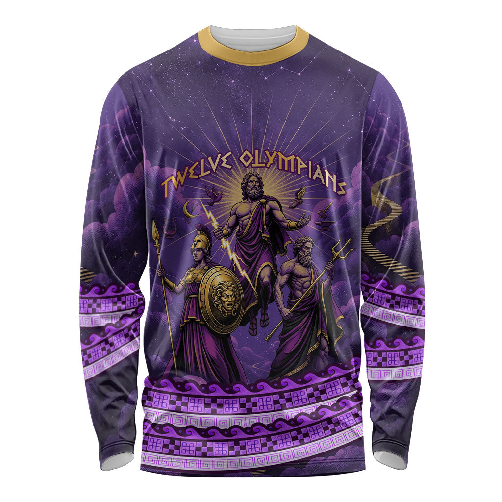 Twelve Olympians Long Sleeve Shirt Gods Of Mount Olympus Greek Mythology