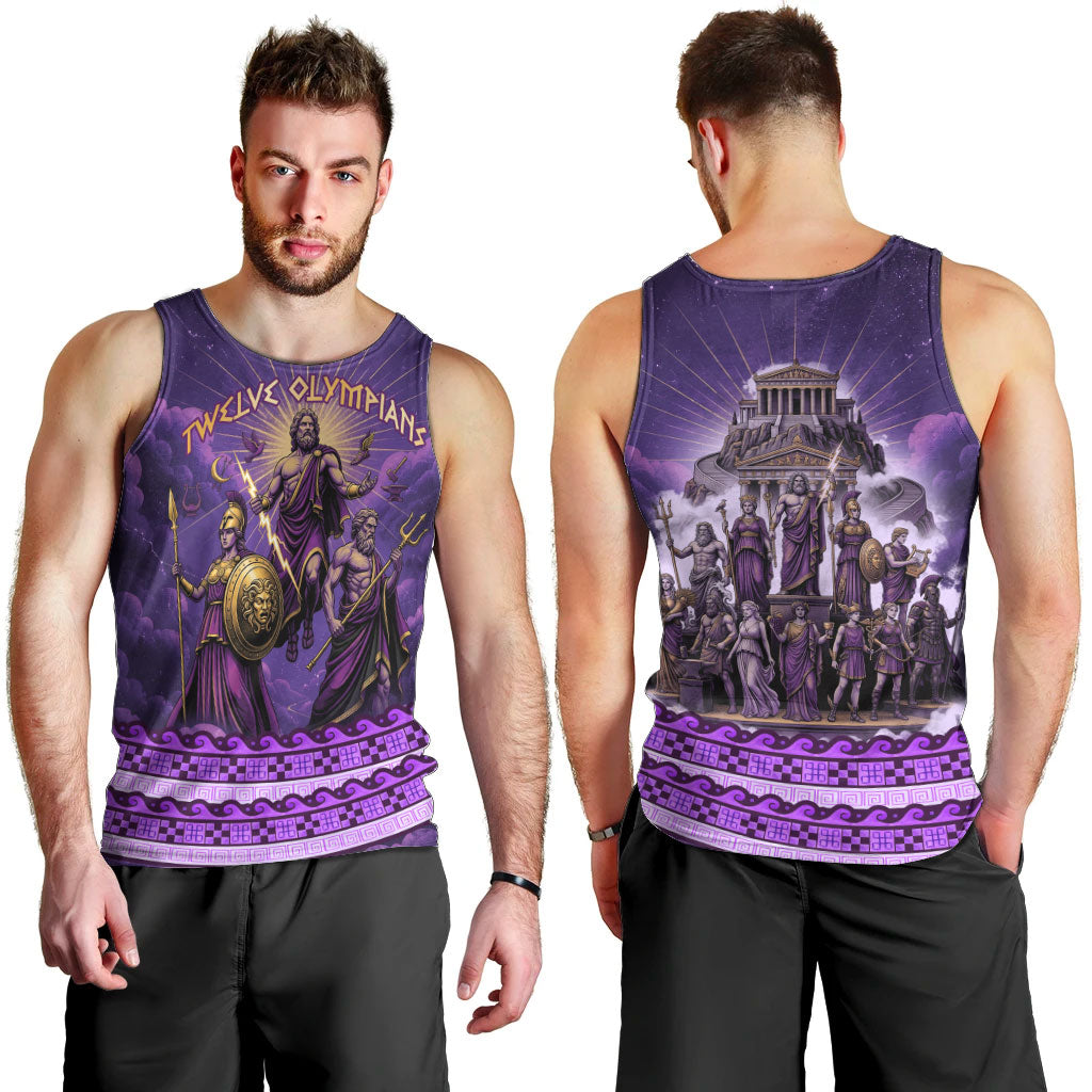 Twelve Olympians Men Tank Top Gods Of Mount Olympus Greek Mythology