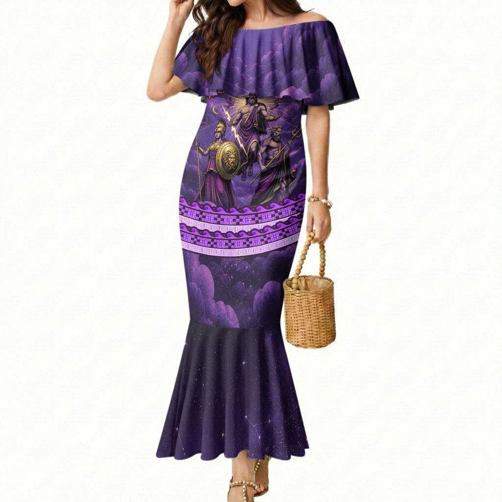 Twelve Olympians Mermaid Dress Gods Of Mount Olympus Greek Mythology