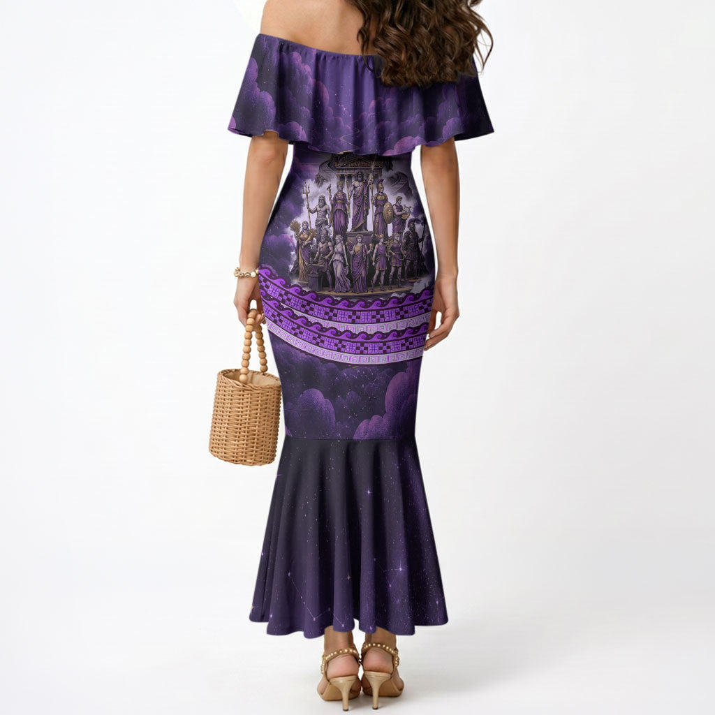 Twelve Olympians Mermaid Dress Gods Of Mount Olympus Greek Mythology