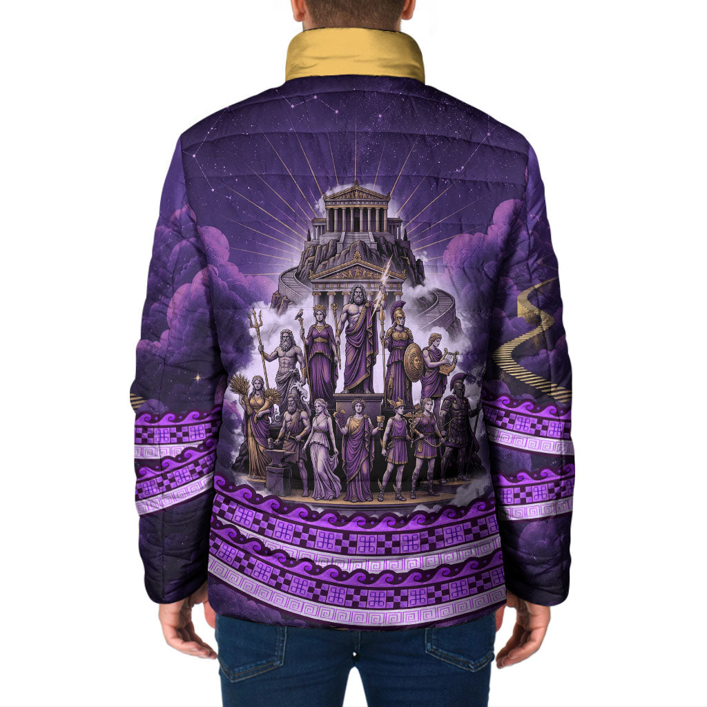 Twelve Olympians Padded Jacket Gods Of Mount Olympus Greek Mythology
