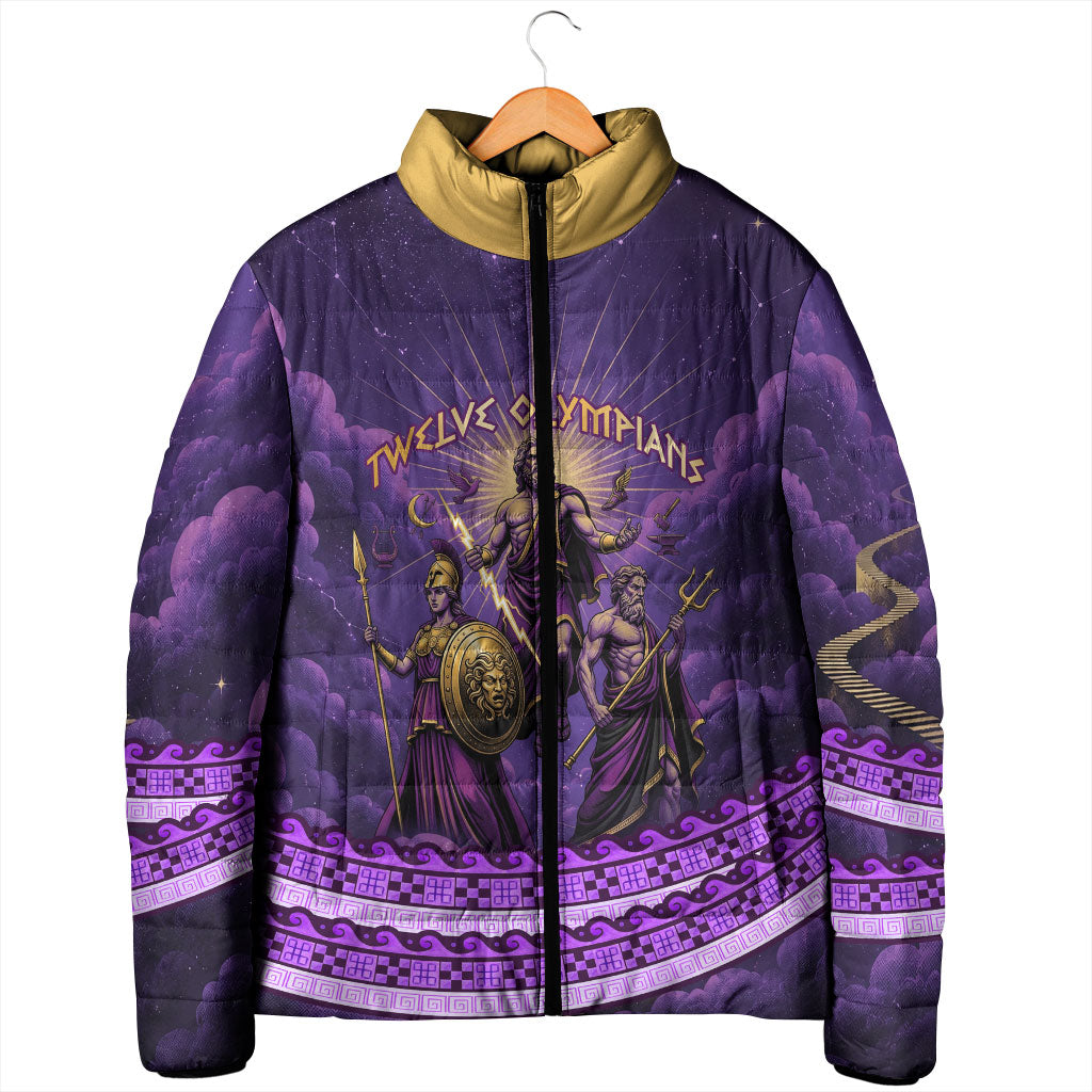 Twelve Olympians Padded Jacket Gods Of Mount Olympus Greek Mythology