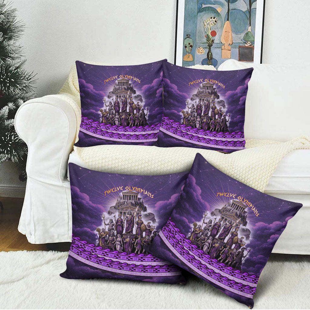 Twelve Olympians Pillow Cover Gods Of Mount Olympus Greek Mythology