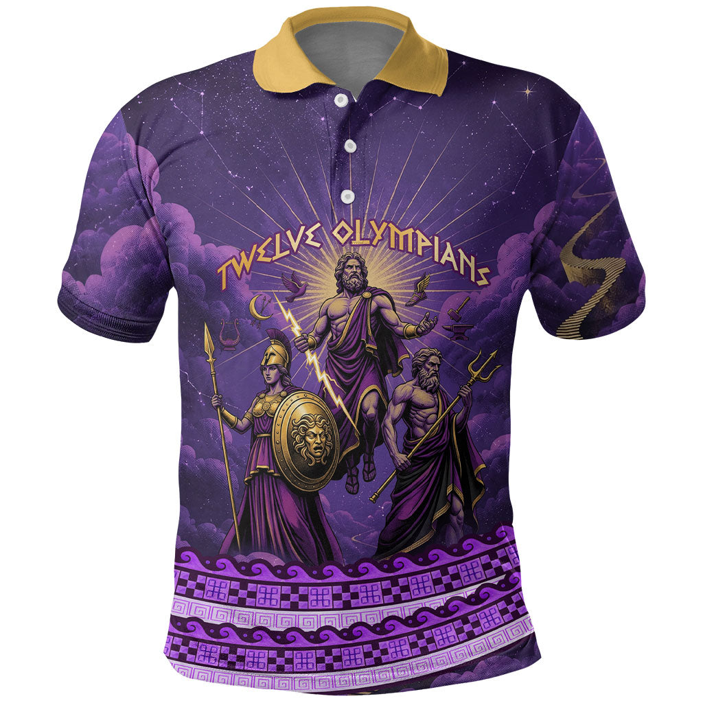 Twelve Olympians Polo Shirt Gods Of Mount Olympus Greek Mythology