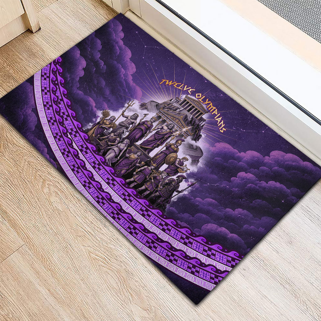 Twelve Olympians Rubber Doormat Gods Of Mount Olympus Greek Mythology