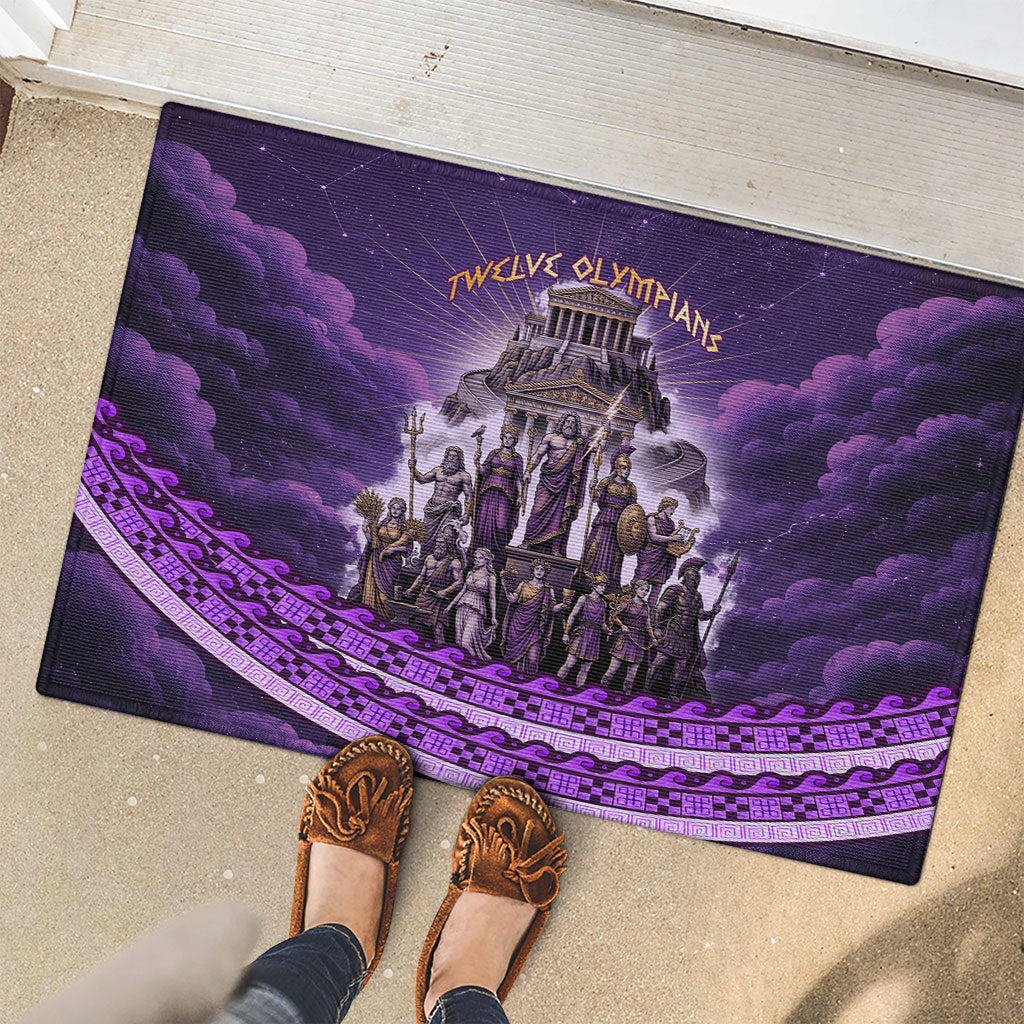 Twelve Olympians Rubber Doormat Gods Of Mount Olympus Greek Mythology