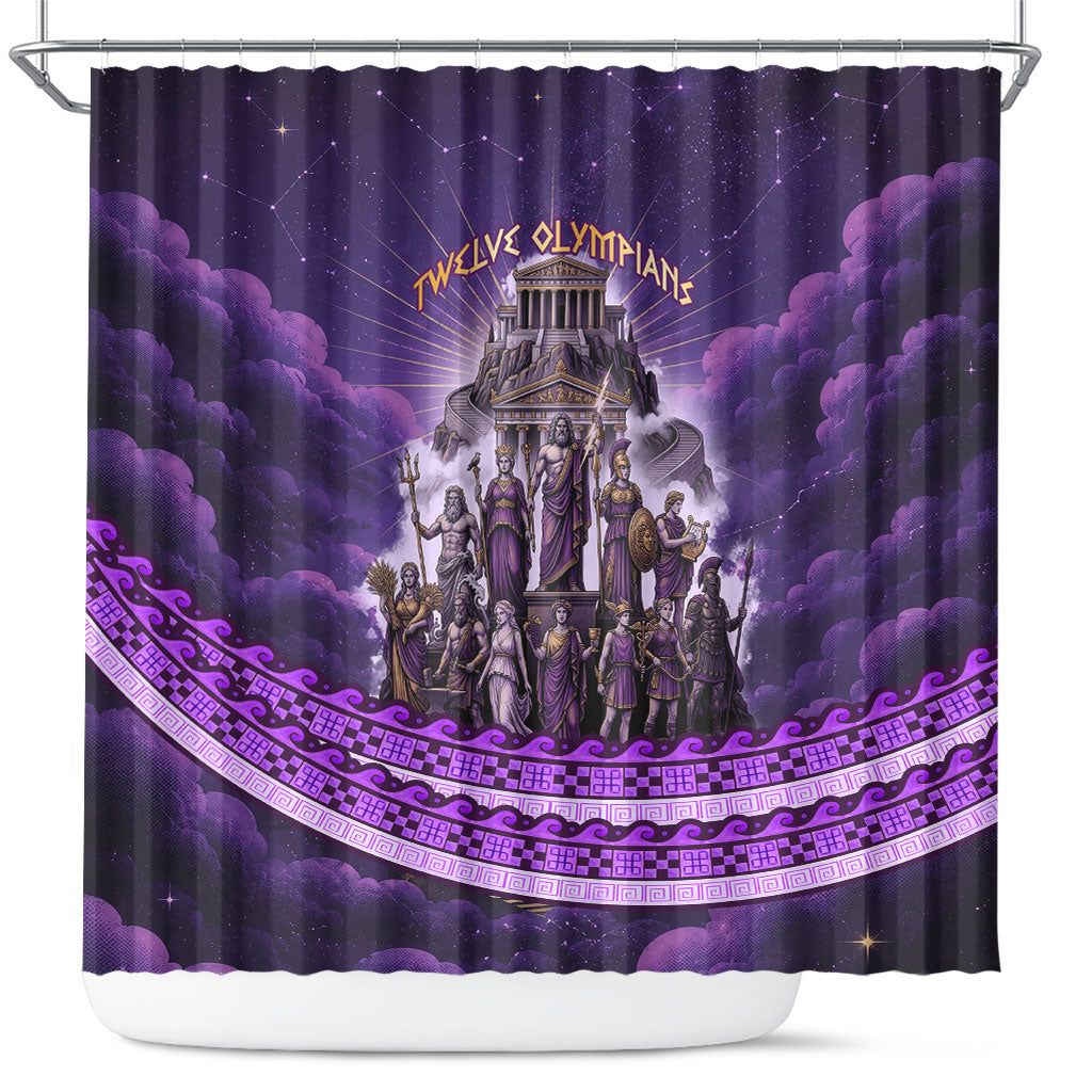 Twelve Olympians Shower Curtain Gods Of Mount Olympus Greek Mythology