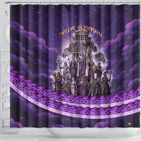 Twelve Olympians Shower Curtain Gods Of Mount Olympus Greek Mythology