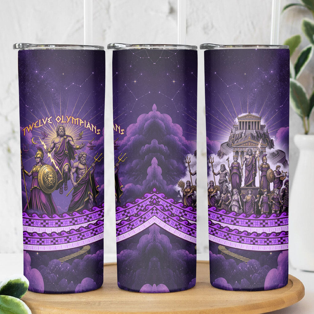 Twelve Olympians Skinny Tumbler Gods Of Mount Olympus Greek Mythology