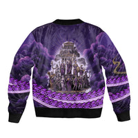 Twelve Olympians Sleeve Zip Bomber Jacket Gods Of Mount Olympus Greek Mythology