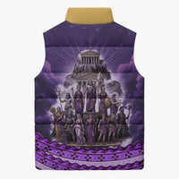 Twelve Olympians Sleeveless Puffer Jacket Gods Of Mount Olympus Greek Mythology