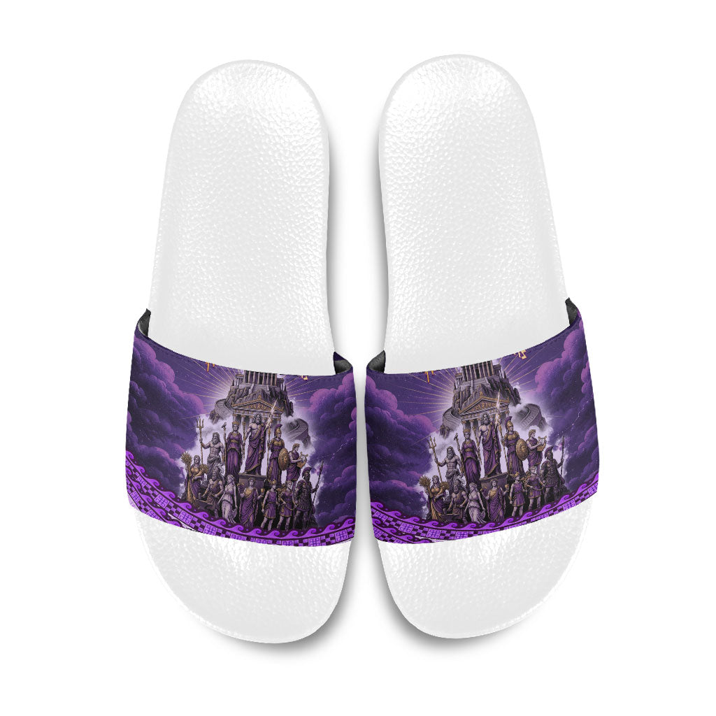 Twelve Olympians Slide Sandals Gods Of Mount Olympus Greek Mythology