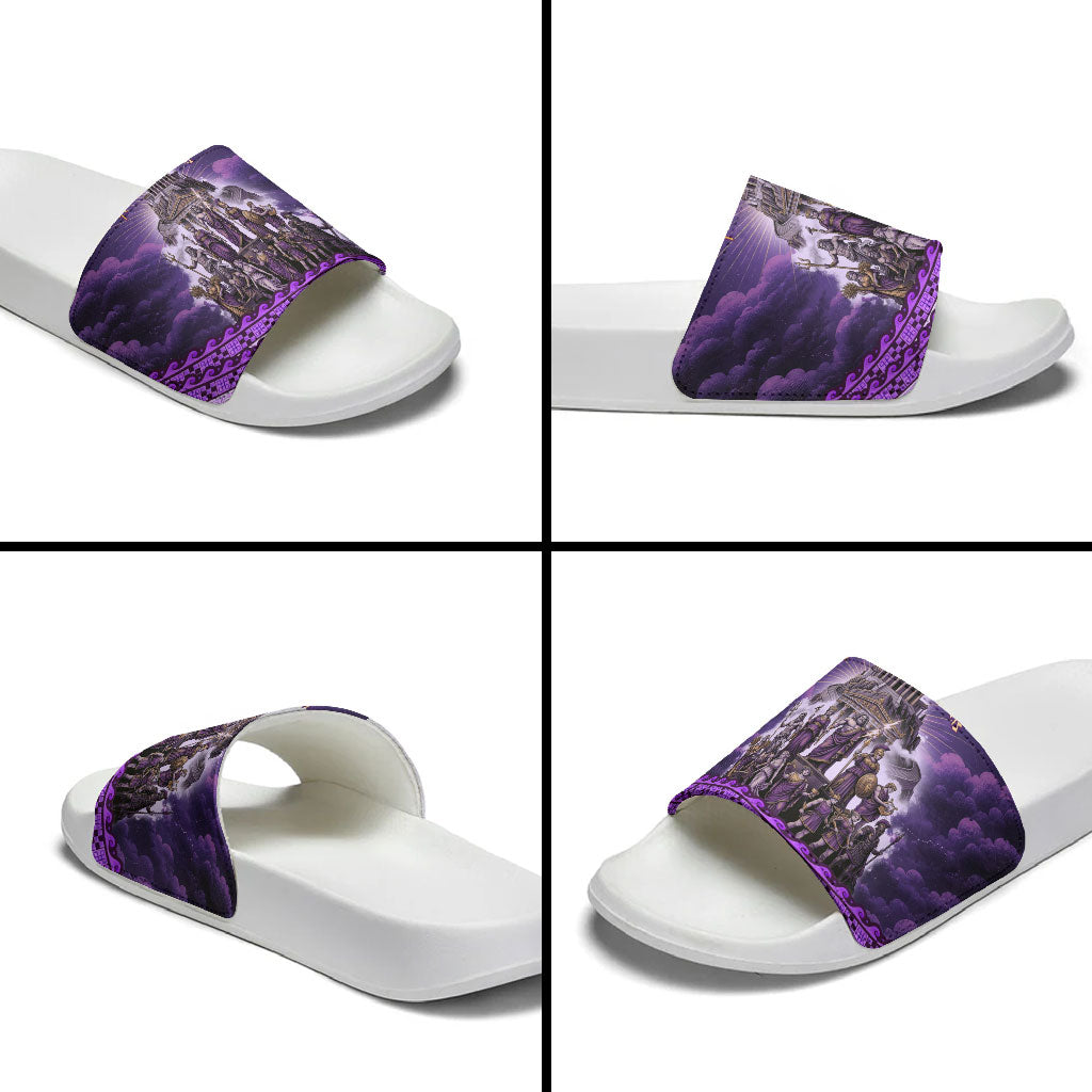 Twelve Olympians Slide Sandals Gods Of Mount Olympus Greek Mythology