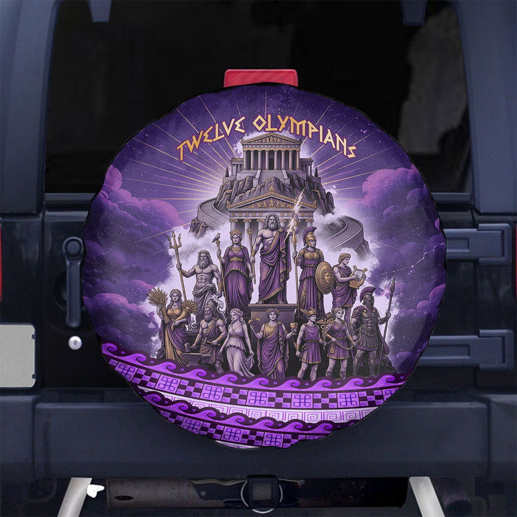 Twelve Olympians Spare Tire Cover Gods Of Mount Olympus Greek Mythology