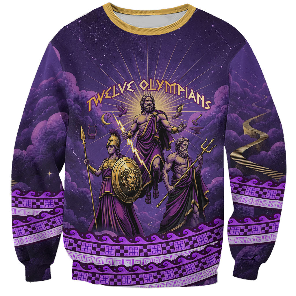 Twelve Olympians Sweatshirt Gods Of Mount Olympus Greek Mythology