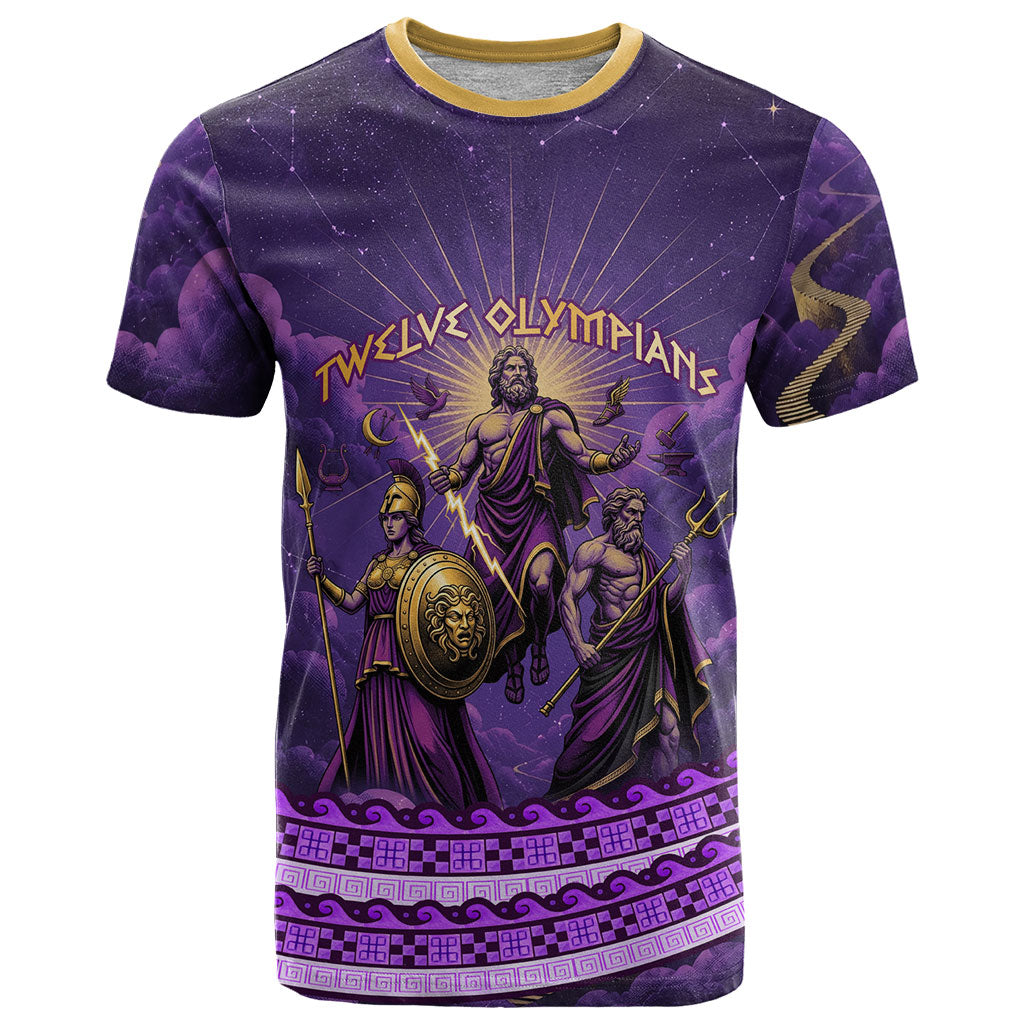 Twelve Olympians T Shirt Gods Of Mount Olympus Greek Mythology