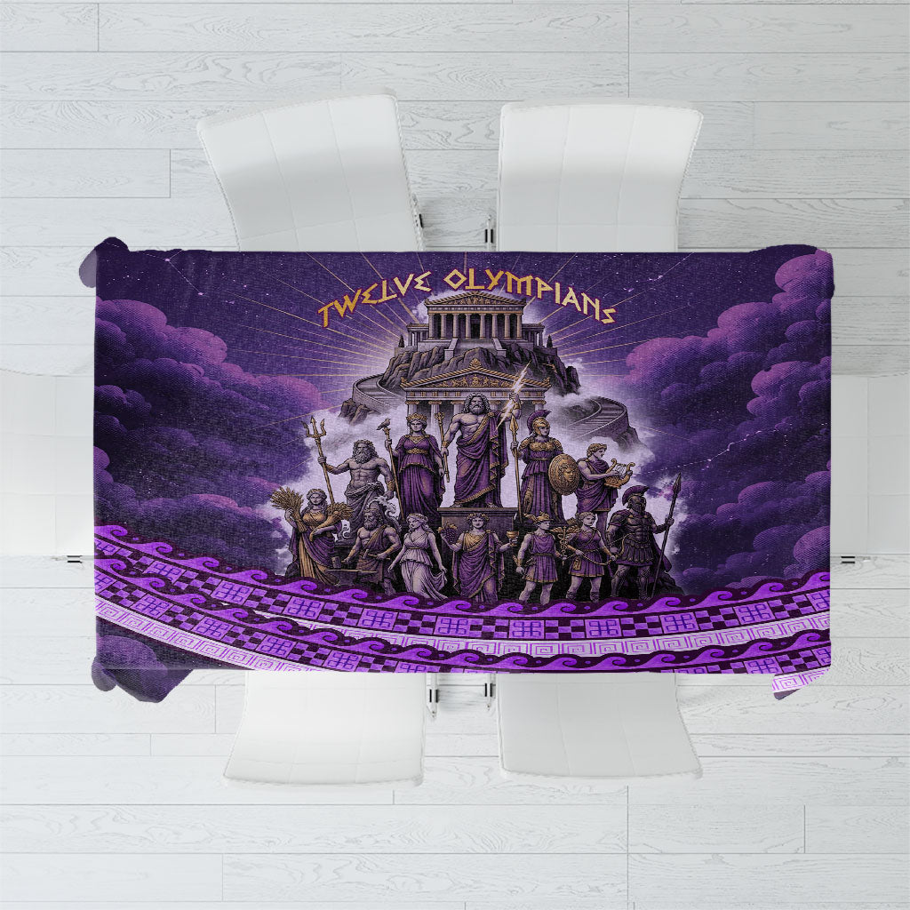 Twelve Olympians Tablecloth Gods Of Mount Olympus Greek Mythology