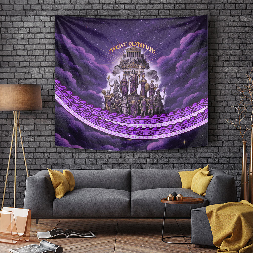 Twelve Olympians Tapestry Gods Of Mount Olympus Greek Mythology