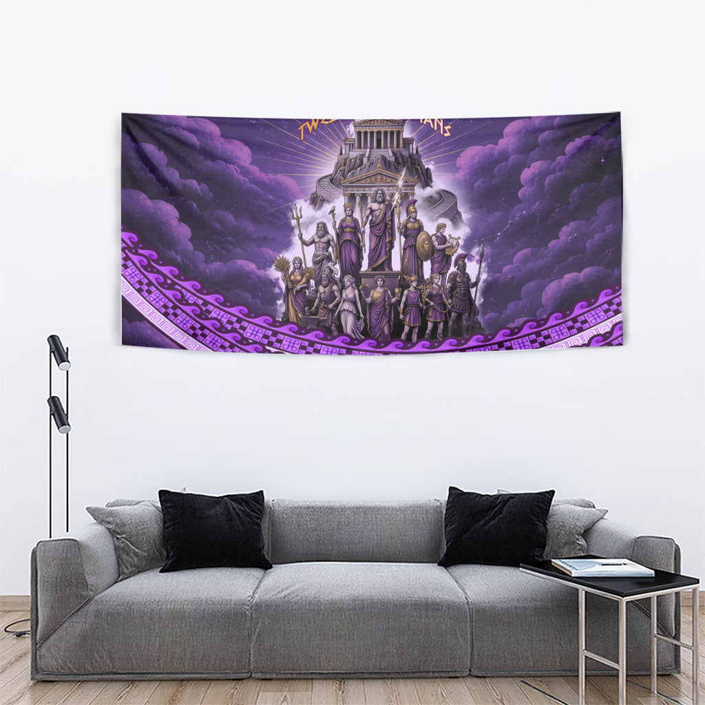 Twelve Olympians Tapestry Gods Of Mount Olympus Greek Mythology