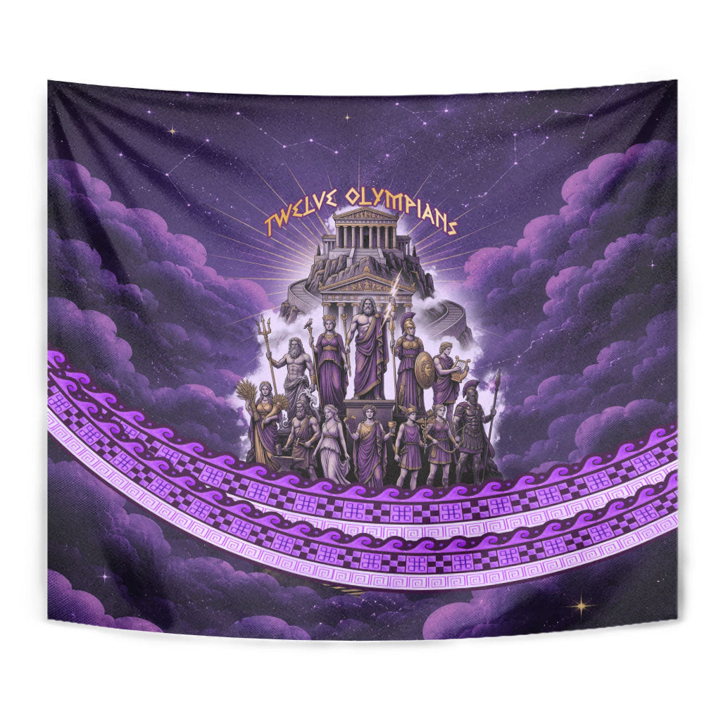 Twelve Olympians Tapestry Gods Of Mount Olympus Greek Mythology