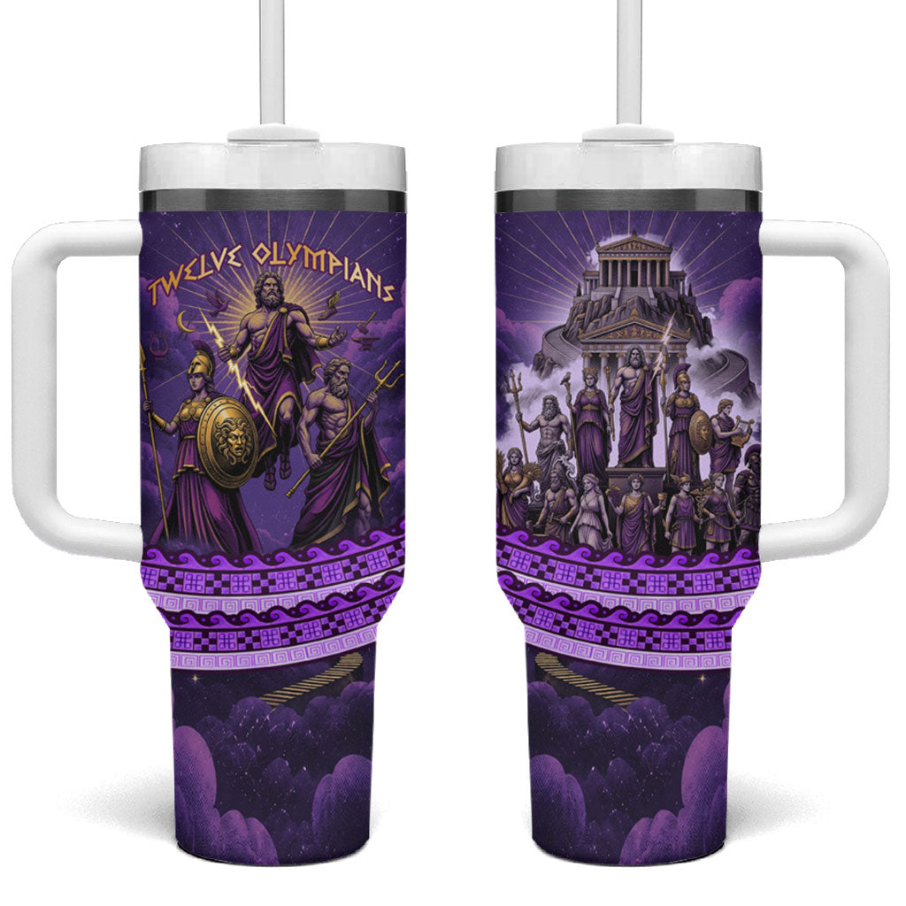 Twelve Olympians Tumbler With Handle Gods Of Mount Olympus Greek Mythology
