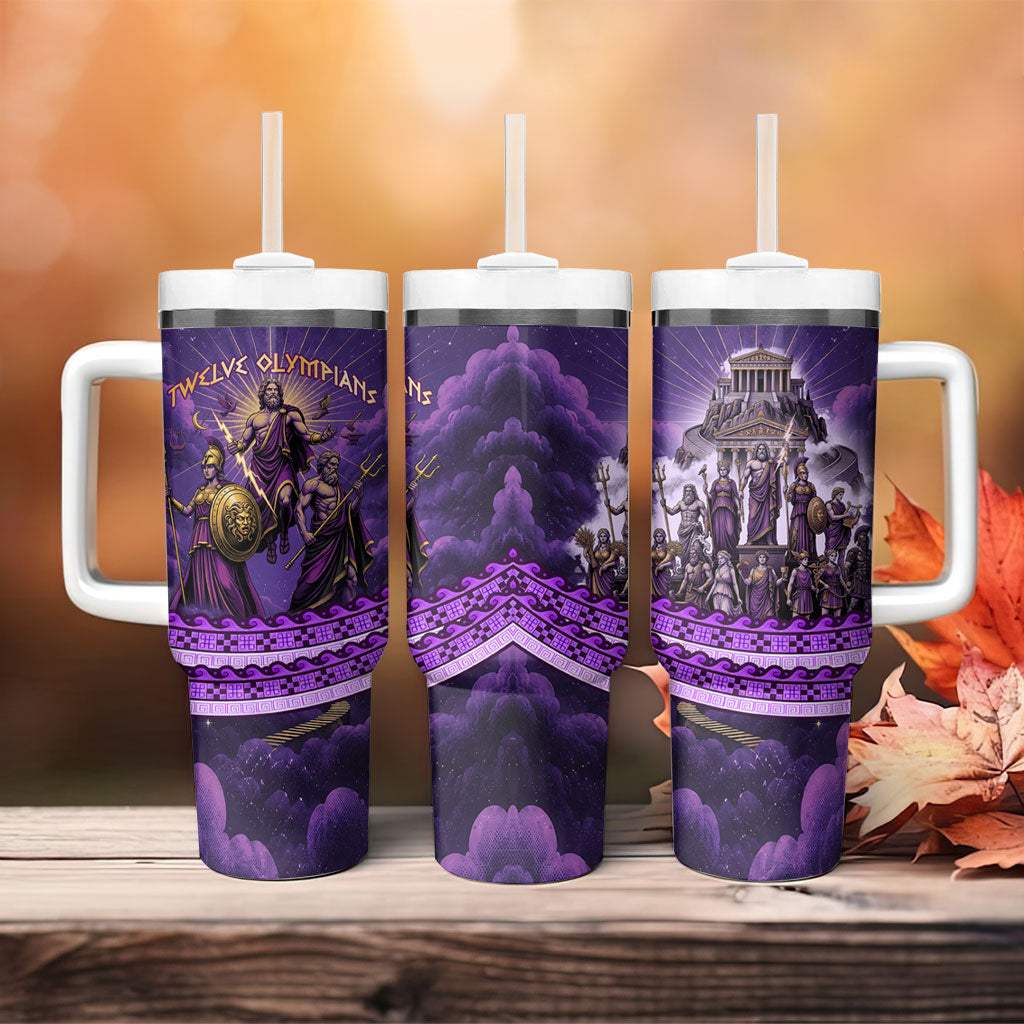 Twelve Olympians Tumbler With Handle Gods Of Mount Olympus Greek Mythology