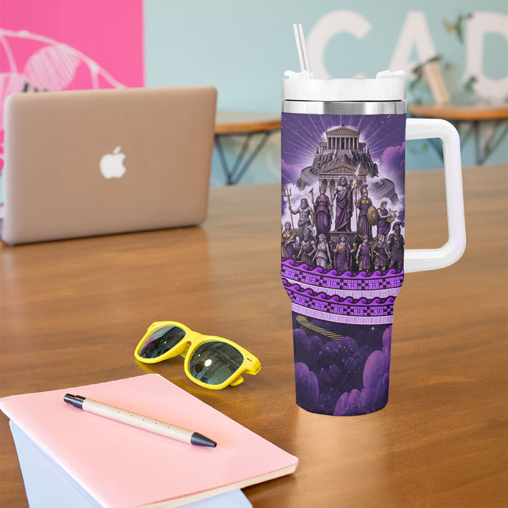 Twelve Olympians Tumbler With Handle Gods Of Mount Olympus Greek Mythology