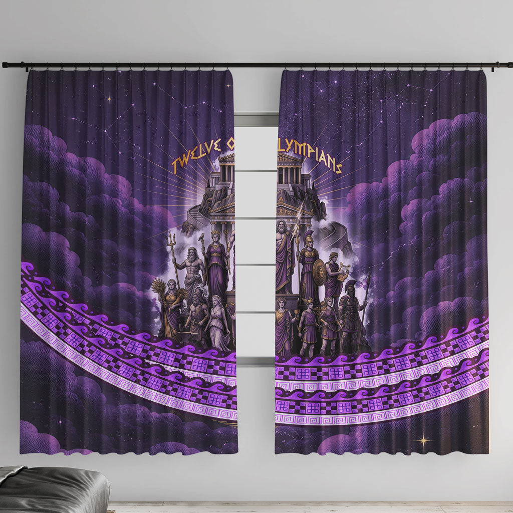 Twelve Olympians Window Curtain Gods Of Mount Olympus Greek Mythology