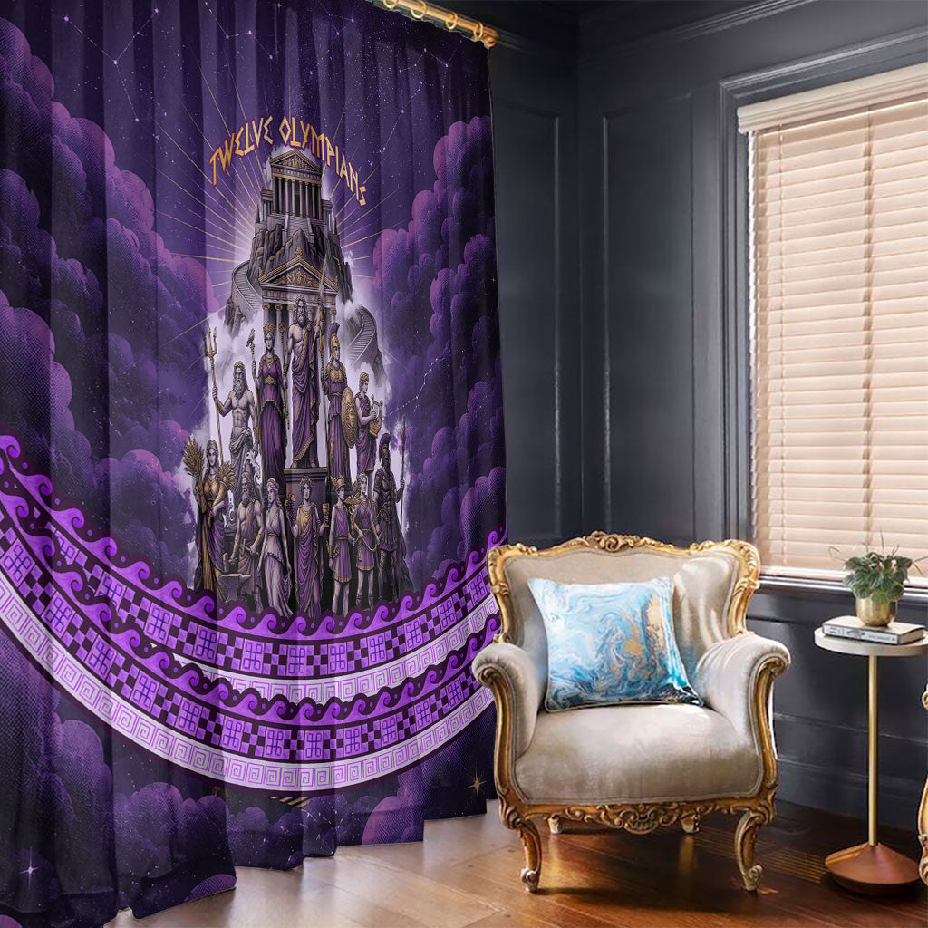 Twelve Olympians Window Curtain Gods Of Mount Olympus Greek Mythology