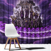 Twelve Olympians Window Curtain Gods Of Mount Olympus Greek Mythology