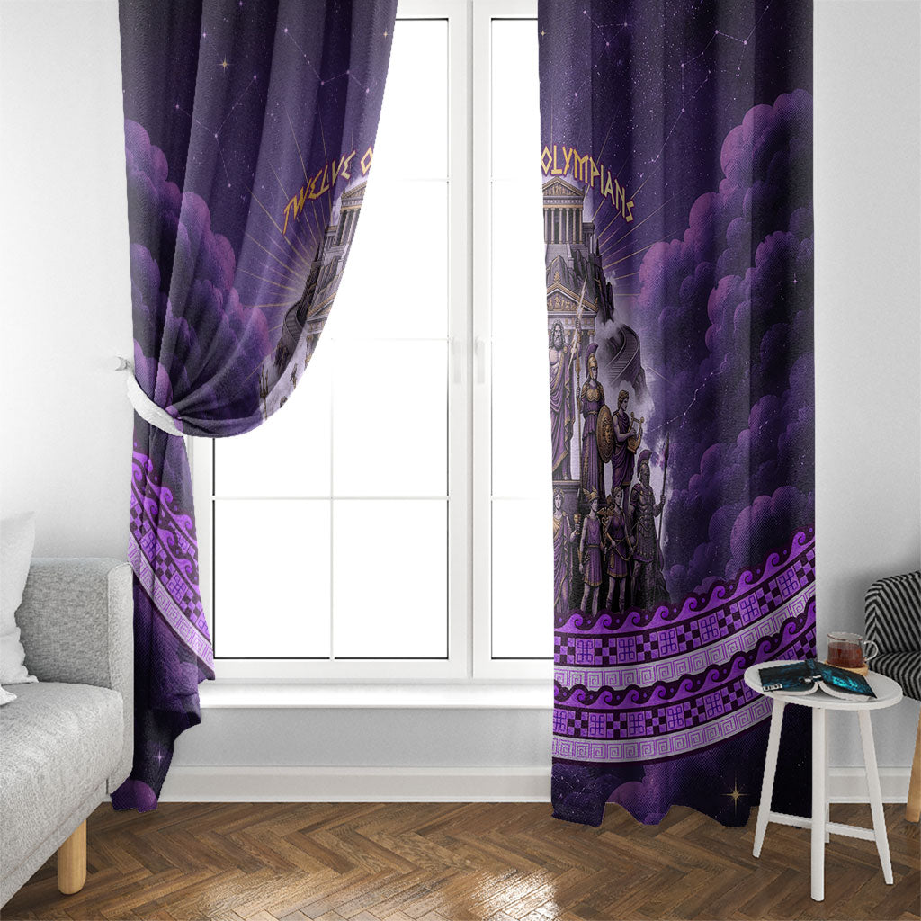 Twelve Olympians Window Curtain Gods Of Mount Olympus Greek Mythology