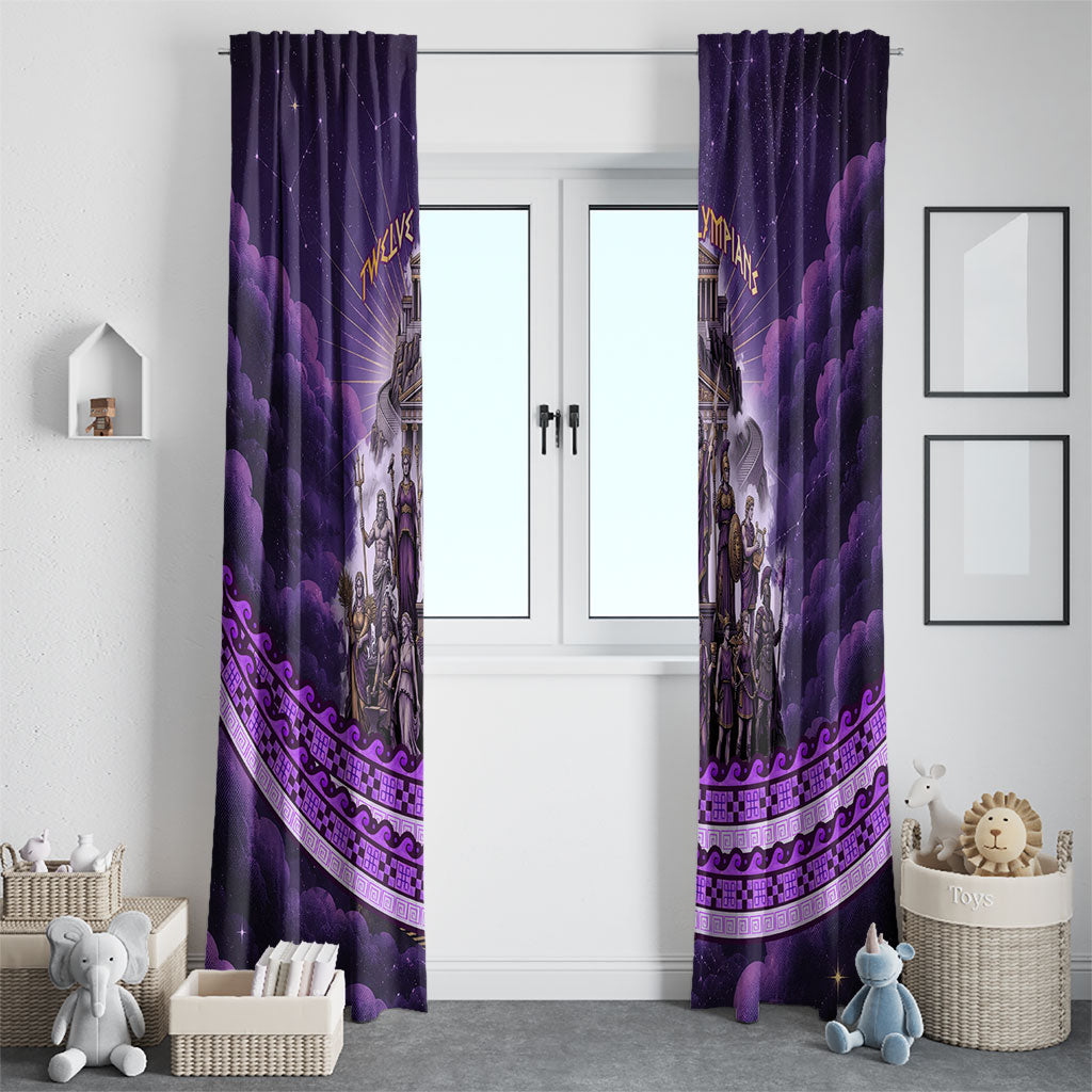 Twelve Olympians Window Curtain Gods Of Mount Olympus Greek Mythology