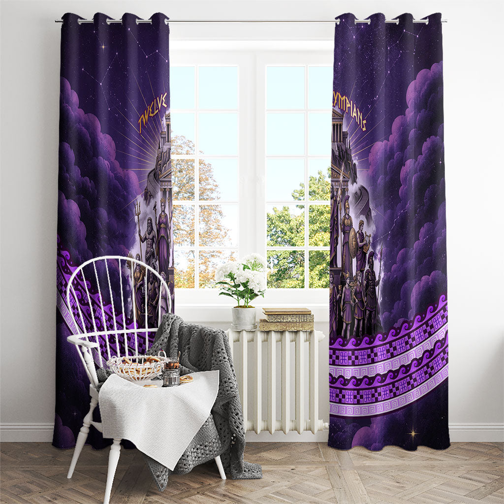 Twelve Olympians Window Curtain Gods Of Mount Olympus Greek Mythology