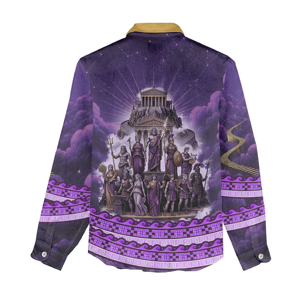 Twelve Olympians Women Casual Shirt Gods Of Mount Olympus Greek Mythology