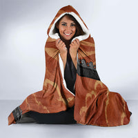 Twelve Olympians Hooded Blanket Greek Gods Graphic With Greek Amphora Vase And Parthenon Art