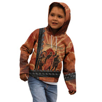 Twelve Olympians Kid Hoodie Greek Gods Graphic With Greek Amphora Vase And Parthenon Art