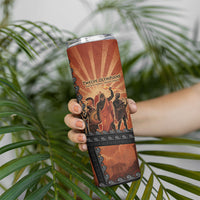Twelve Olympians Skinny Tumbler Greek Gods Graphic With Greek Amphora Vase And Parthenon Art