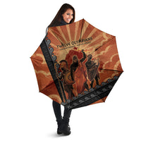 Twelve Olympians Umbrella Greek Gods Graphic With Greek Amphora Vase And Parthenon Art