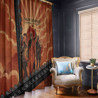 Twelve Olympians Window Curtain Greek Gods Graphic With Greek Amphora Vase And Parthenon Art