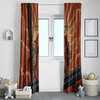 Twelve Olympians Window Curtain Greek Gods Graphic With Greek Amphora Vase And Parthenon Art