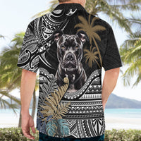 Polynesian Pitbull Hawaiian Shirt Polynesian Pattern And Pitbull - Wonder Print Shop