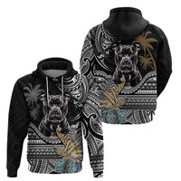 Polynesian Pitbull Hoodie Polynesian Pattern And Pitbull - Wonder Print Shop