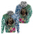 Polynesian Yorkshire Terrier Hoodie Polynesian Pattern And Yorkshire Terrier - Wonder Print Shop