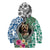 Polynesian Yorkshire Terrier Kid Hoodie Polynesian Pattern And Yorkshire Terrier - Wonder Print Shop