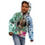 Polynesian Yorkshire Terrier Kid Hoodie Polynesian Pattern And Yorkshire Terrier - Wonder Print Shop